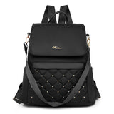 Lightweight Ladies Backpack Teen Girls Oxford Cloth Travel School Bag