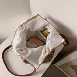 Ethnic Crochet Shoulder Bag Large Capacity Women Handbags