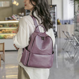 Women Backpacks High Leather Printed Girls School Bags Teen Travel Backpacks