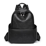 Women Backpacks High Leather Printed Girls School Bags Teen Travel Backpacks