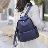 Women Backpacks High Leather Printed Girls School Bags Teen Travel Backpacks