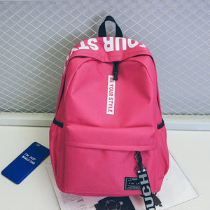 Cartoon Women School Bag Travel Backpack For Girls Teenager Stylish Laptop Bag R