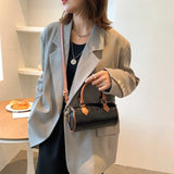 Round Shoulder Messenger Bag for Women