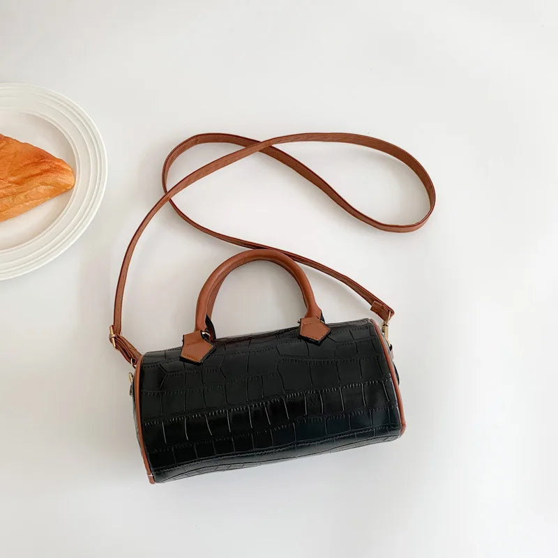 Round Shoulder Messenger Bag for Women