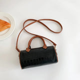 Round Shoulder Messenger Bag for Women