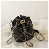 Small Fragrant Water Bucket Crossbody Bag for Women