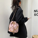 Small Fragrant Water Bucket Crossbody Bag for Women