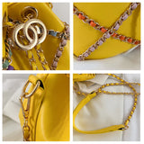 Small Fragrant Water Bucket Crossbody Bag for Women