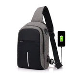 Men's Messenger Chest Bag Single Shoulder Strap Pack