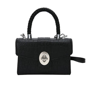 Crocodile Pattern Crossbody Bag Small Messenger Clutch Handbag