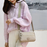 DOT Bag Large Capacity Female Bag Leisure Solid Fresh Small Bag Shoulder Messeng