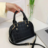 Diamond Lattice Shell Bag Crossbody Chain Shoulder Messenger Bag
