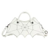 Retro Punk Style Bat Embroidery Messenger Bag
