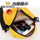 Canvas Shoulder Bag for Women Small Square Crossbody