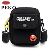 Canvas Shoulder Bag for Women Small Square Crossbody