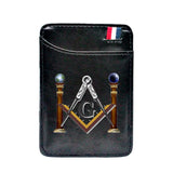 Masonic Wallet - Freemasons Leather Pocket Magic Wallet