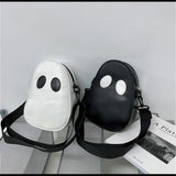 Funny Devil Personality Shoulder Bag Cute Clash Colors Satchel