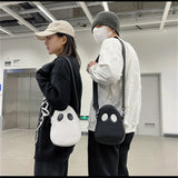 Funny Devil Personality Shoulder Bag Cute Clash Colors Satchel