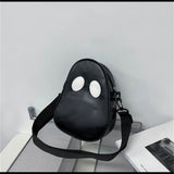 Funny Devil Personality Shoulder Bag Cute Clash Colors Satchel