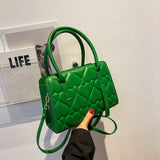 Green Heart Messenger Shoulder Bag Women Purses Tote Bags