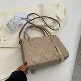 Green Heart Messenger Shoulder Bag Women Purses Tote Bags