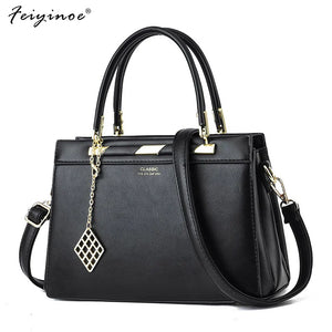 Retro Embroidery Shoulder Bag Large Capacity PU