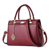 Retro Embroidery Shoulder Bag Large Capacity PU