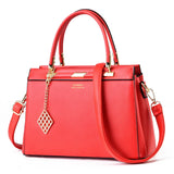 Retro Embroidery Shoulder Bag Large Capacity PU