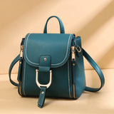 High Leather Mini Backpack for Women