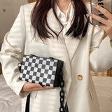 Mini Messenger Bag Small Shoulder Box Messenger Bag PU Leather Handbag