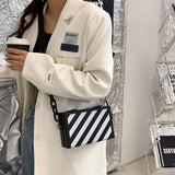 Mini Messenger Bag Small Shoulder Box Messenger Bag PU Leather Handbag