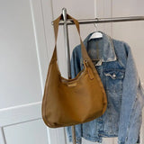 Retro Canvas Shoulder Bag Underarm Tote Large Capacity Bag