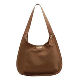 Retro Canvas Shoulder Bag Underarm Tote Large Capacity Bag