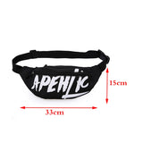 Women Sports Nylon Messenger Waist Bag for Outdoors