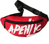 Women Sports Nylon Messenger Waist Bag for Outdoors