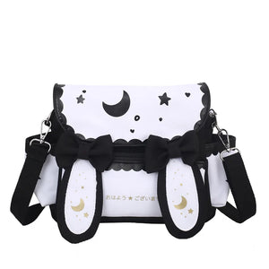 Lolita Moon Star Bow Tie Women Shoulder Bag