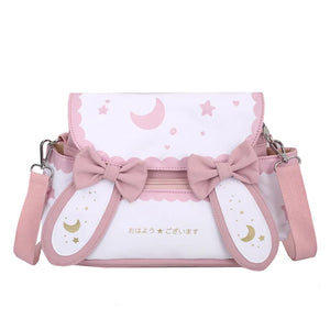 Lolita Moon Star Bow Tie Women Shoulder Bag