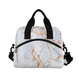 Marble Print Lunch Bag Multicolor Cooler Bags Men Women Thermal Breakfast Box