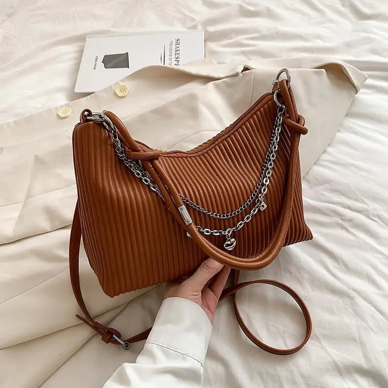 High-Quality One-Shoulder Handbag - Versatile Style