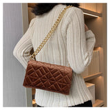 Velvet Shoulder Handbag Famous Women All-match Underarm Crossbody Bag