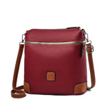 Lychee Pattern Bucket Bag Retro Messenger Tote