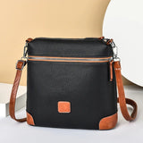 Lychee Pattern Bucket Bag Retro Messenger Tote