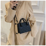 Women's Messenger Bag Pressure Flowers Large Capacity Crossbody Bag