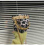 Mini Box Tote Bag PU Leather Women's Handbag