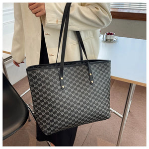 Large Capacity Office Lady Shoulder Bag for Commuting and Holiday Parties