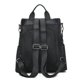 Oxford Cloth Female Casual Solid Backpack College Style Schoolbag