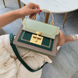 Vintage Leather Crossbody Bag Women Handbag Clutch Casual Female