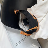 Patchwork High Canvas Ladies Shoulder Bag Small Women's Messenger Bags