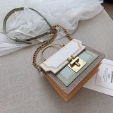 Pathwork PU Leather Women Crossbody Bags Vintage Shoulder Messenger Bag