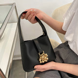 Shoulder Bag Handbags Chain Strap Crossbody Bags For Women Solid Pu Leather Lady